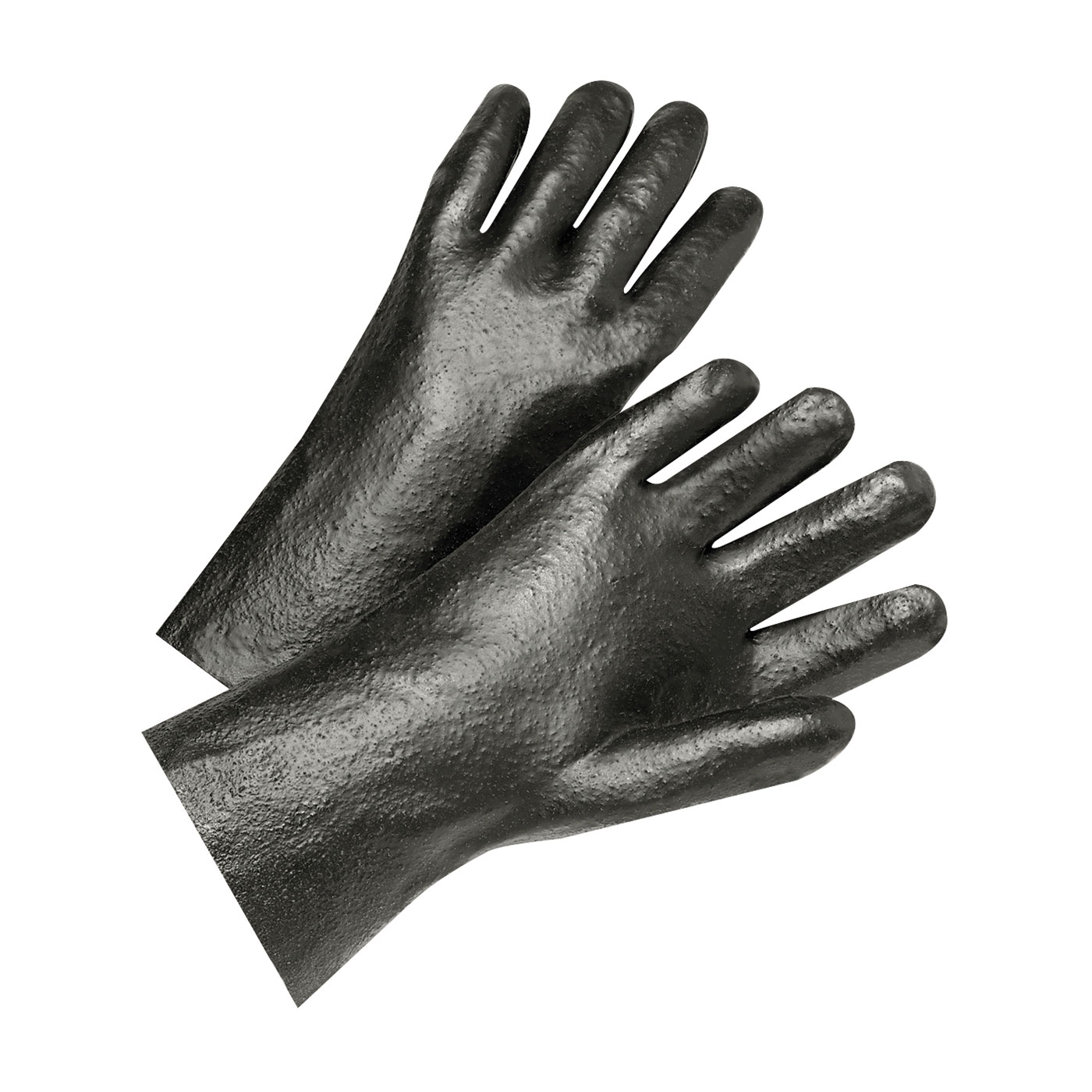 PVC Dipped Glove with Interlock Liner and Semi-Rough Finish - 10" Length