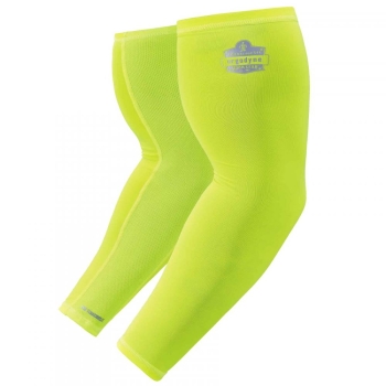 6690 XL Lime Cooling Arm Sleeves Performance Knit Pair