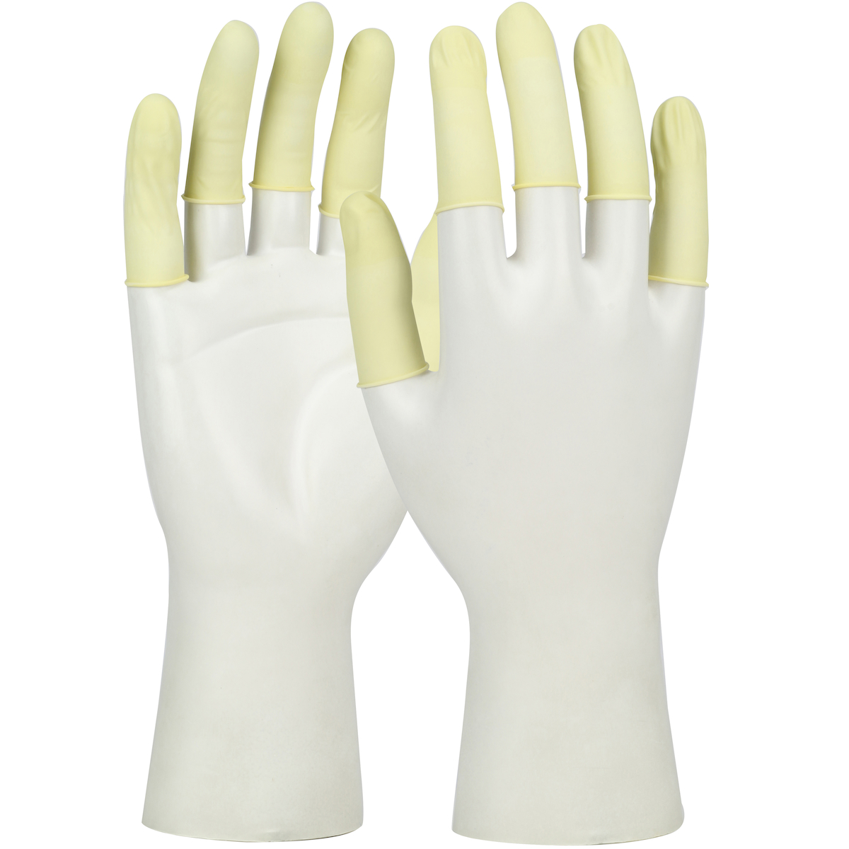 Disposable Vacuum Sealed Latex Finger Cots, Powdered - 3.5 Mil