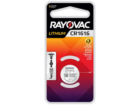 RAYOVAC KECR1616-1 3V LITHIUM
