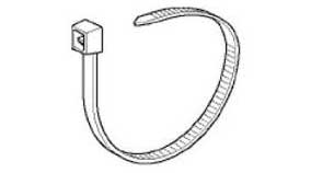 CABLE TIE 5IN 40LB NYLON NATURAL 100/PK