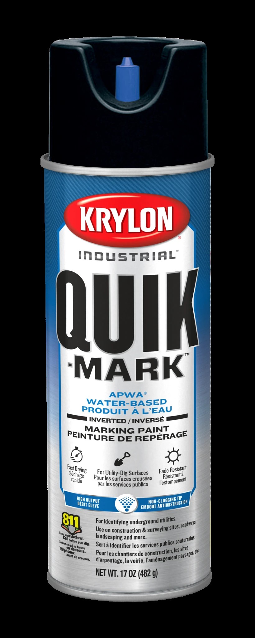 KRYLON 17OZ WB FLUOR PNK CS12