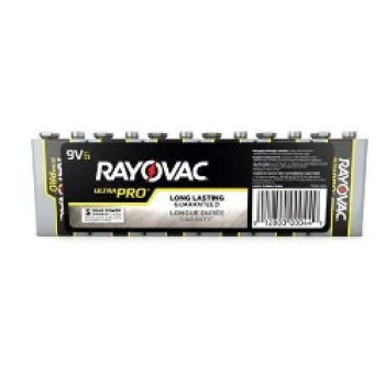 Rayovac® AL-9V Alkaline 9-VOLT 6/PK Industrial Battery CS72