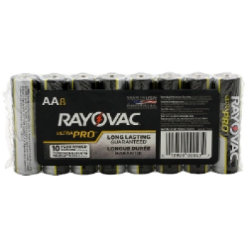 Rayovac® AL-AA Alkaline AA Industrial Battery 8/PK CS96