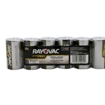 Rayovac® AL-D Alkaline D-SIZE Industrial Battery 6/PK CS72