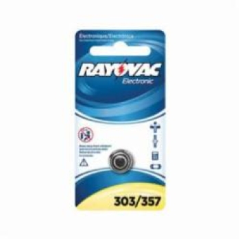 Rayovac® 303/357-1ZM 1.5V Coin Battery Mercury Free Watch CS72