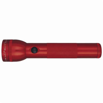 MAGLITE&reg; S2D016-RED High Intensity Premium Flashlight,. Incandescent Bulb, Aluminum, 27 Lumens