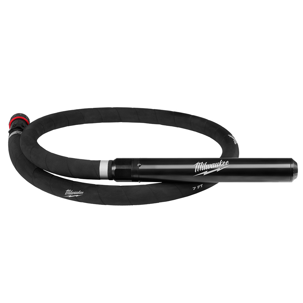 MX FUEL™ High Cycle Concrete Vibrator 7' Whip w/ 2.25" Head