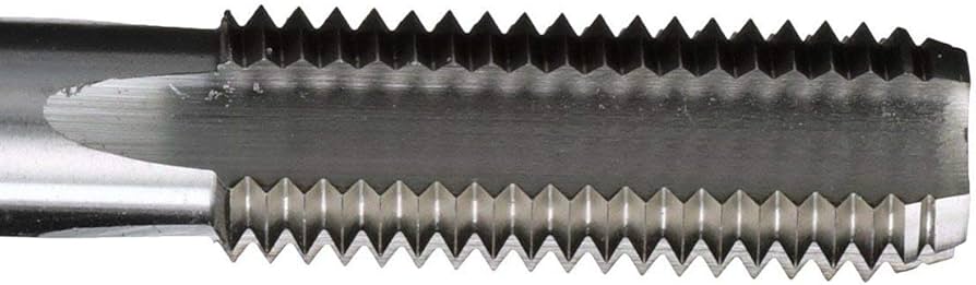 Alfa USA&reg; CSHTP70517 General Purpose Hand Tap, Right Hand Cutting, Plug Chamfer, Bright, Carbon Steel