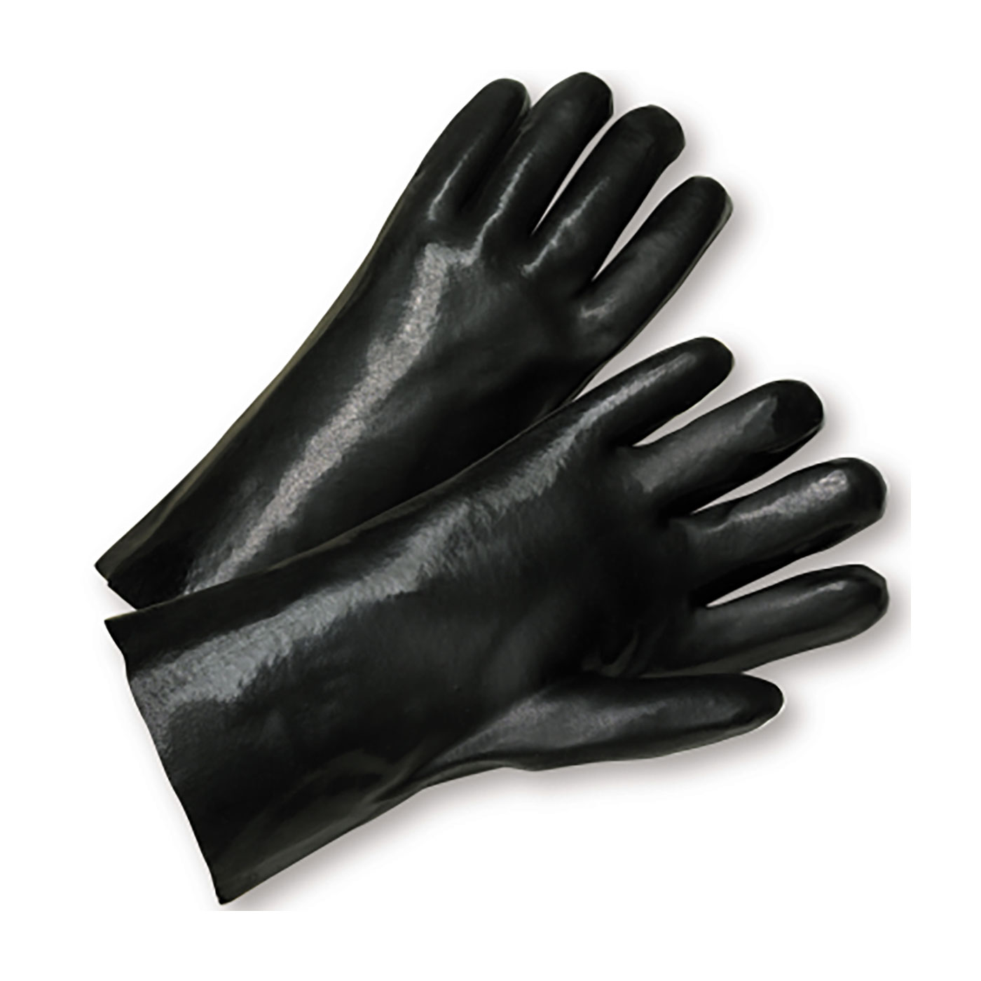 PVC Dipped Glove with Interlock Liner and Smooth Finish - 14" Length