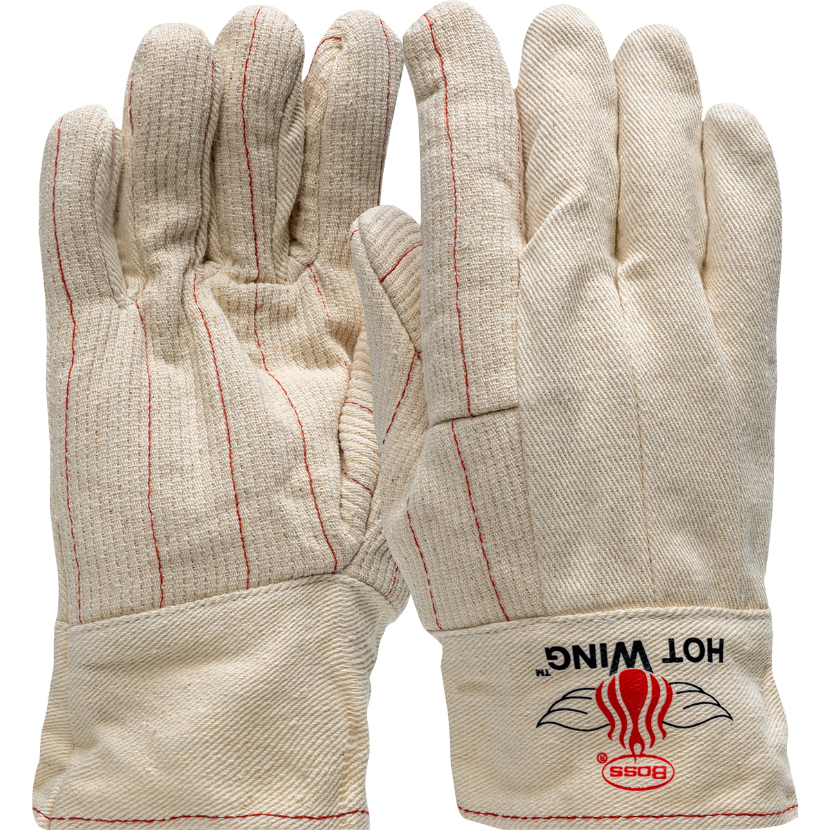 Extra Heavy Weight Cotton Hotmill Glove with Felt Lining - Band Top