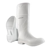 BOOTS 81012 WHT PVC STL TOE SZ 8 MENS