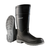 Dunlop Mens 89682 Black Steel Toe SZ 10 Boots