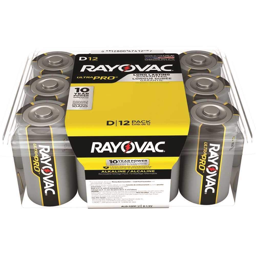 RAYOVAC ALD-12 ALKALINE D