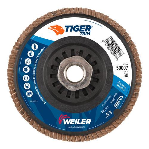 WEILER 60Z 4-1/2X5/8-11 TIGER