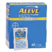 Aleve Caplets 5311, Pain Reliever, Naproxen Sodium 220 mg (NSAID), 48/1's per Box
