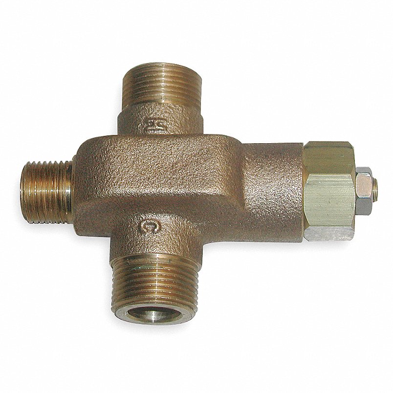Bradley&reg; S01-525 Mixing Thermostatic Valve, For Use With Type A, B, H, O Drain Foot Control, Import