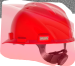 MSA V-GARD ORG HARD CAP RTCHT LOGOD